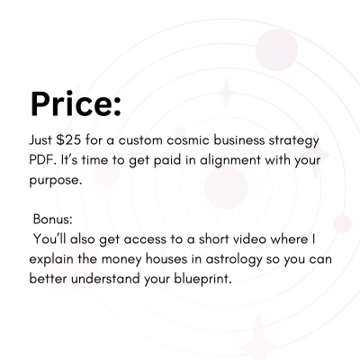 Birth Chart to Bank Astrology Strategy To Help Business Owners Make Money 
